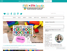 Tablet Screenshot of funin5thgrade.com